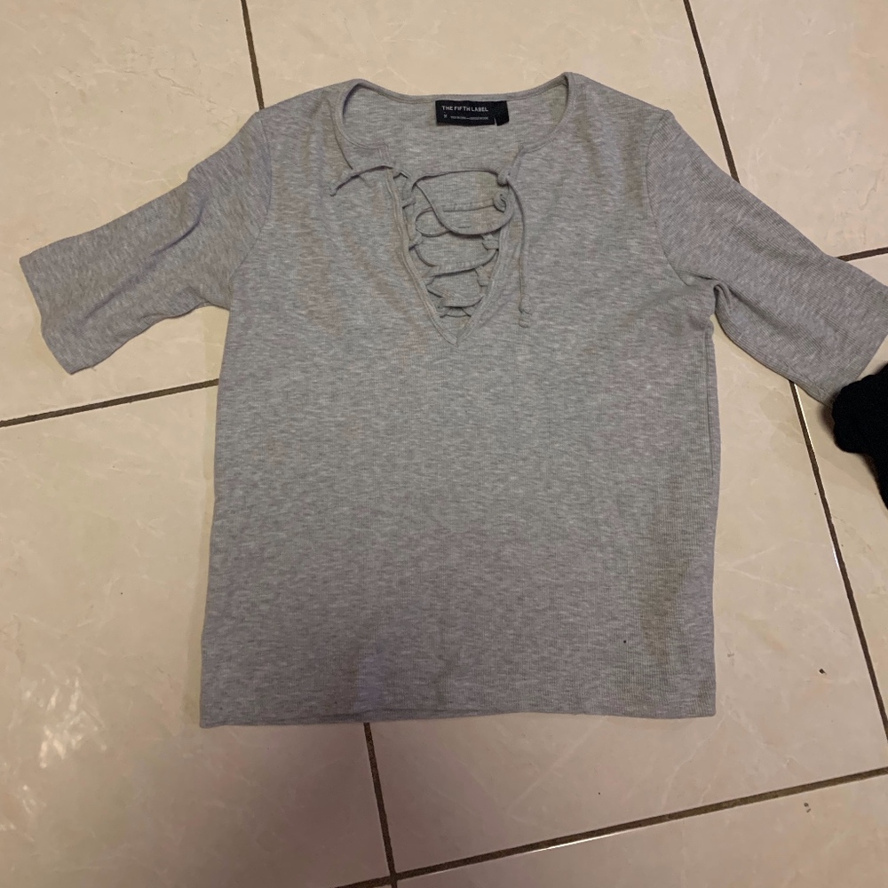 THE FIFTH LABEL ribbed tee